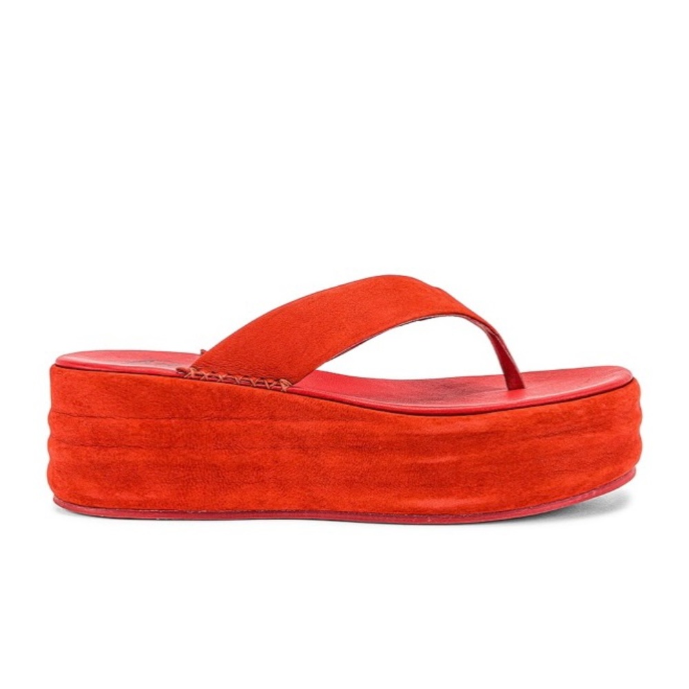 🔥 Free People Flatform Haven Thong Flame SZ 37 - Picture 3 of 8